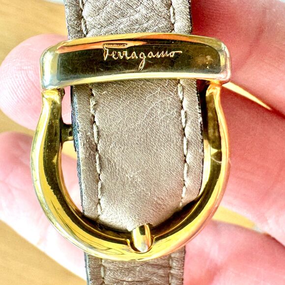 Vintage Salvatore Ferragamo Leather Crossbody Bag - Picture 2 of 12